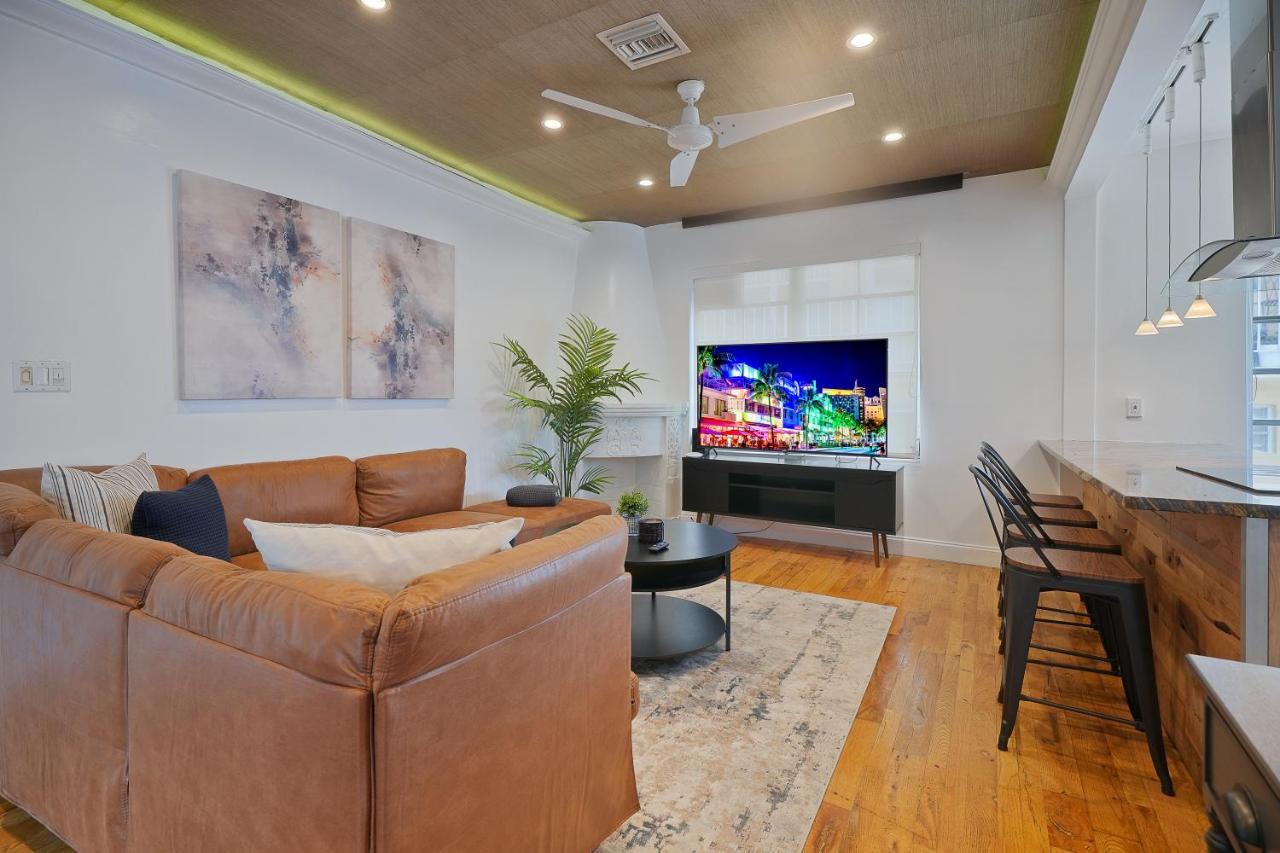 Apartament Large & Bright Sleep Up To 8 Only 2Min From Ocean! Miami Beach Zewnętrze zdjęcie