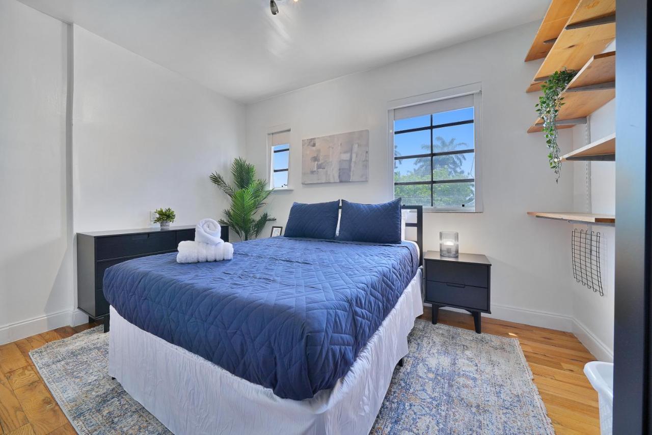 Apartament Large & Bright Sleep Up To 8 Only 2Min From Ocean! Miami Beach Zewnętrze zdjęcie