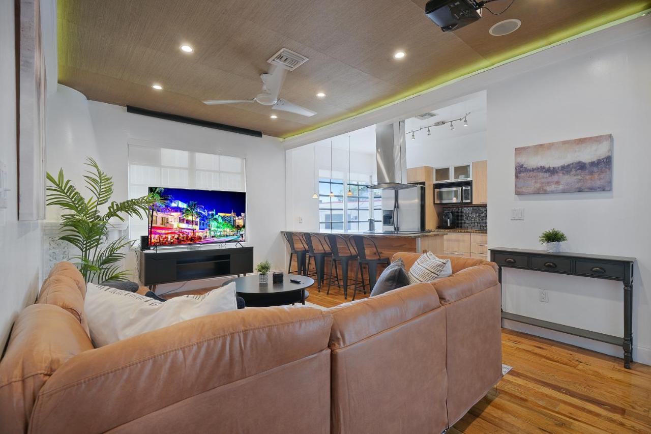 Apartament Large & Bright Sleep Up To 8 Only 2Min From Ocean! Miami Beach Zewnętrze zdjęcie