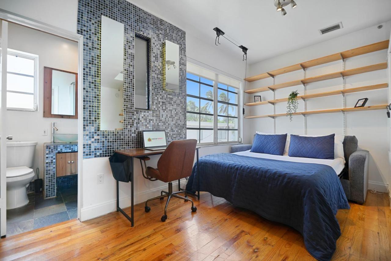 Apartament Large & Bright Sleep Up To 8 Only 2Min From Ocean! Miami Beach Zewnętrze zdjęcie